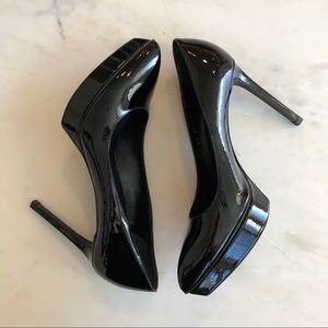 Saint Laurent Janis patent leather 80 Platform Pump 7.5
